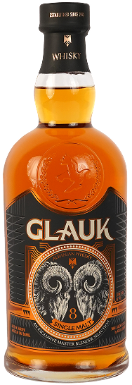 Glauk Single Malt bottle