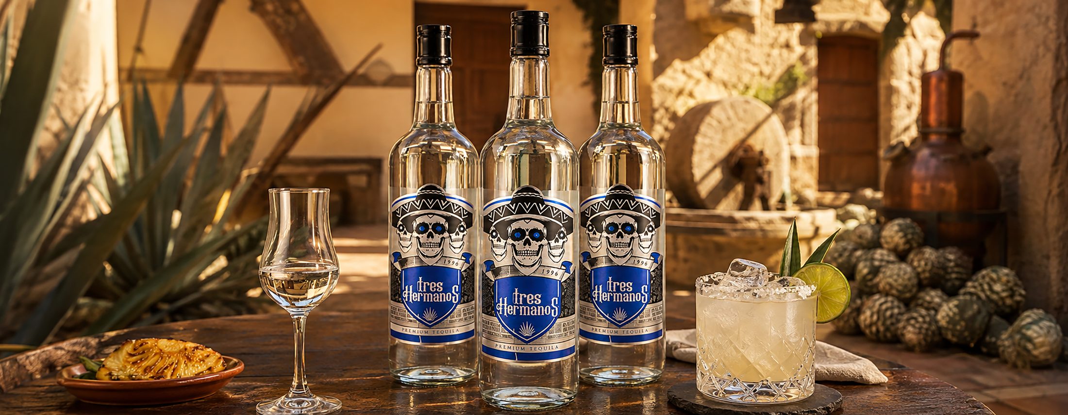 Tres Hermanos, Premium agave spirit